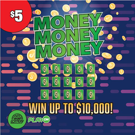 MONEY MONEY MONEY - IN THE GREEN instant game from West Virginia Lottery