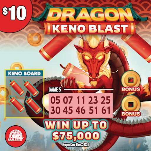 DRAGON BLAST - UNDERWATER KENO ticket