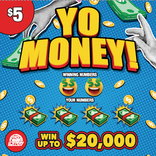 YO MONEY - CA$H instant game from West Virginia Lottery