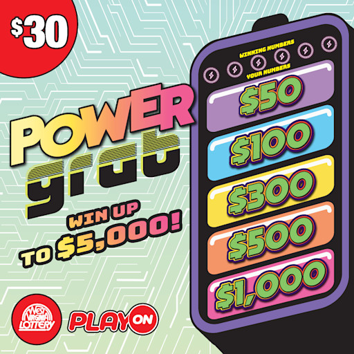 POWER-CAKE-VIBES-SPIN instant game from West Virginia Lottery