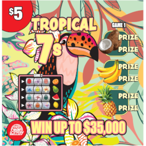 BIG 7s TREASURE-TROPICAL-INFINITY-LUCKY ticket