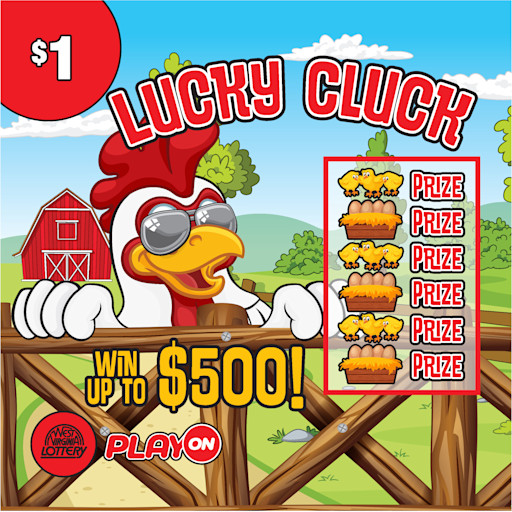 SHARK-CLUCK-WILD-HOPPY scratch-off ticket