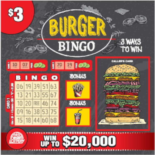 BEAR-SWEET-BURGER-WATER BINGO Game Image