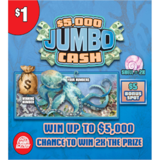 $5,000 JUMBO CASH Game Image