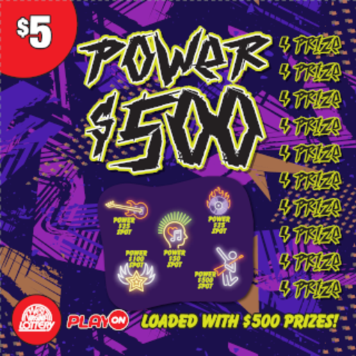 WILD SIDE - POWER $500 instant game from West Virginia Lottery
