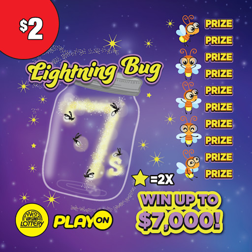 BUG - WAVE - ORANGE - HONEY 7s instant game from West Virginia Lottery