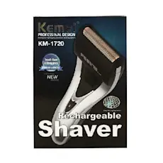 Kemei KM-1720 Rechargeable Electric Shaver – Smooth Shave, Cordless Grooming for Face & Beard | Hair Accessories 🪒