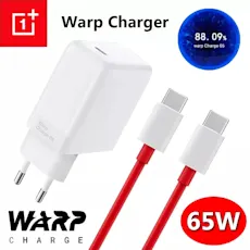OnePlus Original 65W SuperVOOC Fast Charger Adapter ⚡️| Type-C Cable | Warp Dash Charger for All OnePlus Models | Mobile Accessories