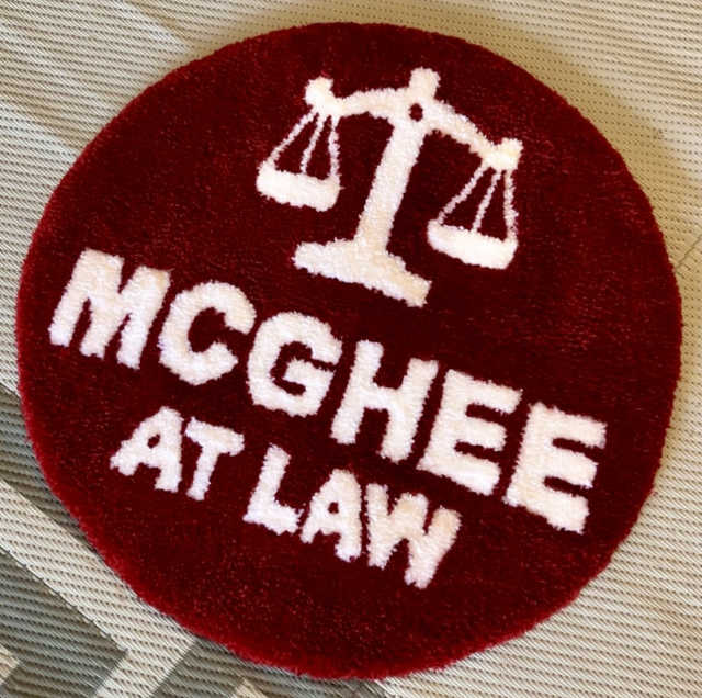 "McGhee at Law" rug