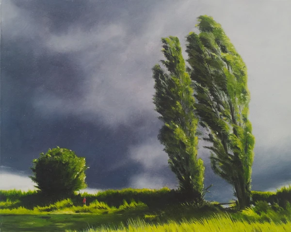 oil on gesso panel; 16" x 22" ; 2012