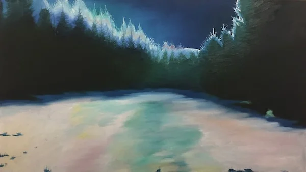 oil on canvas; 60cm x 100cm ; 2018