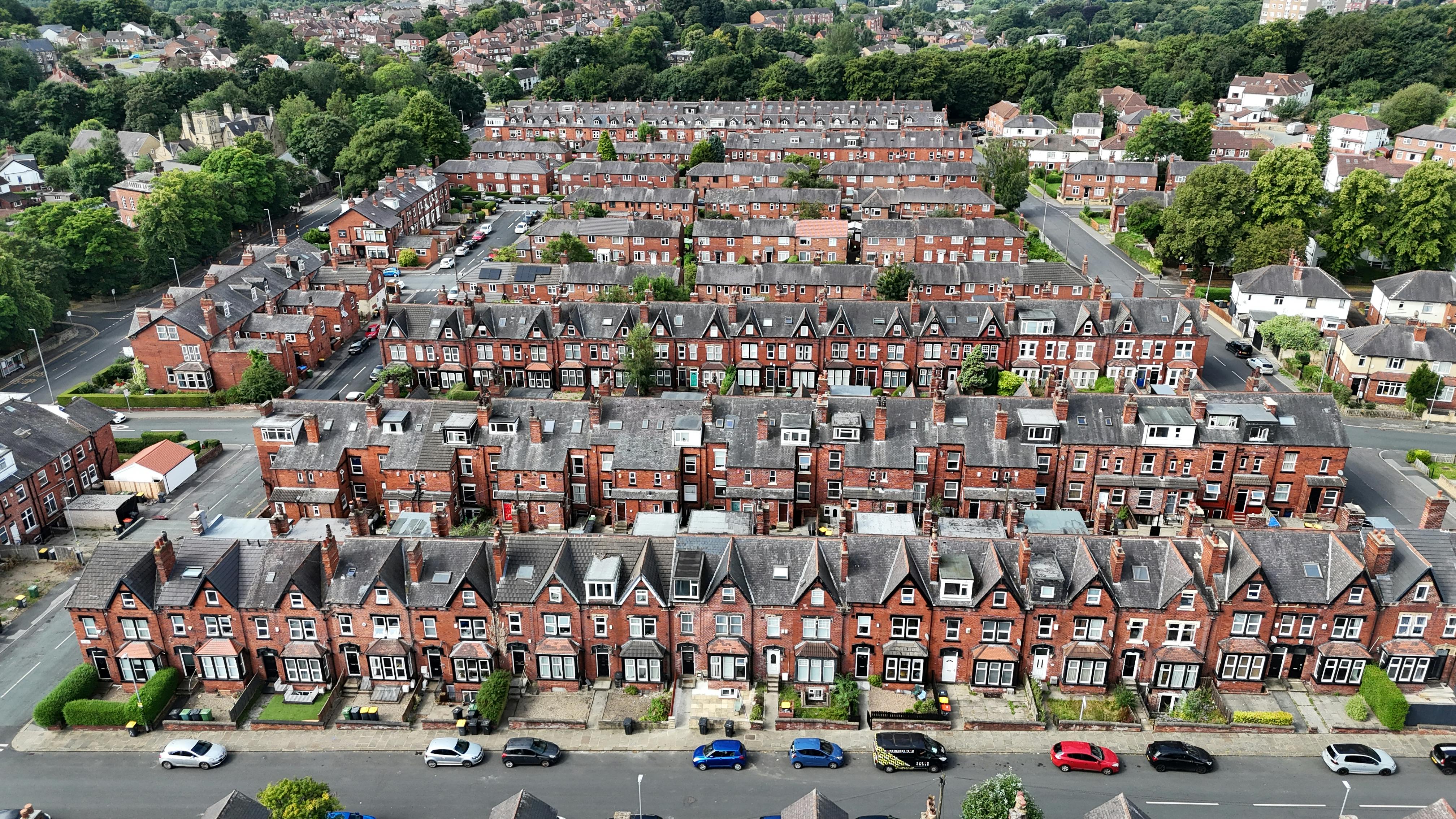 terraced houses