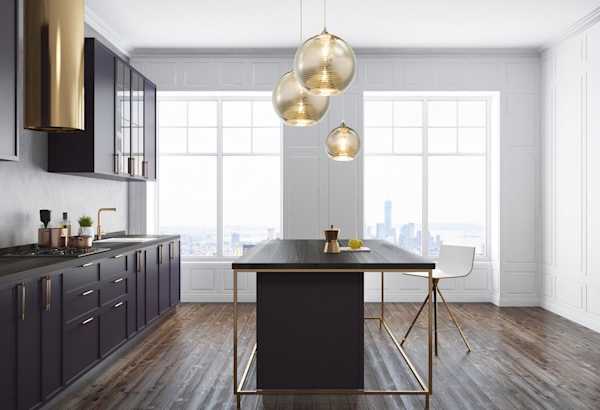 Durch die schlichte, runde Form, die mit verschiedensten Materialien