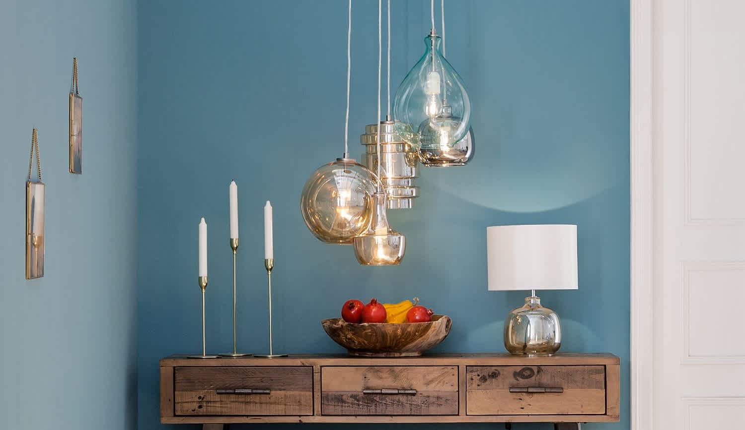 Mix & match mit Glaslampen
