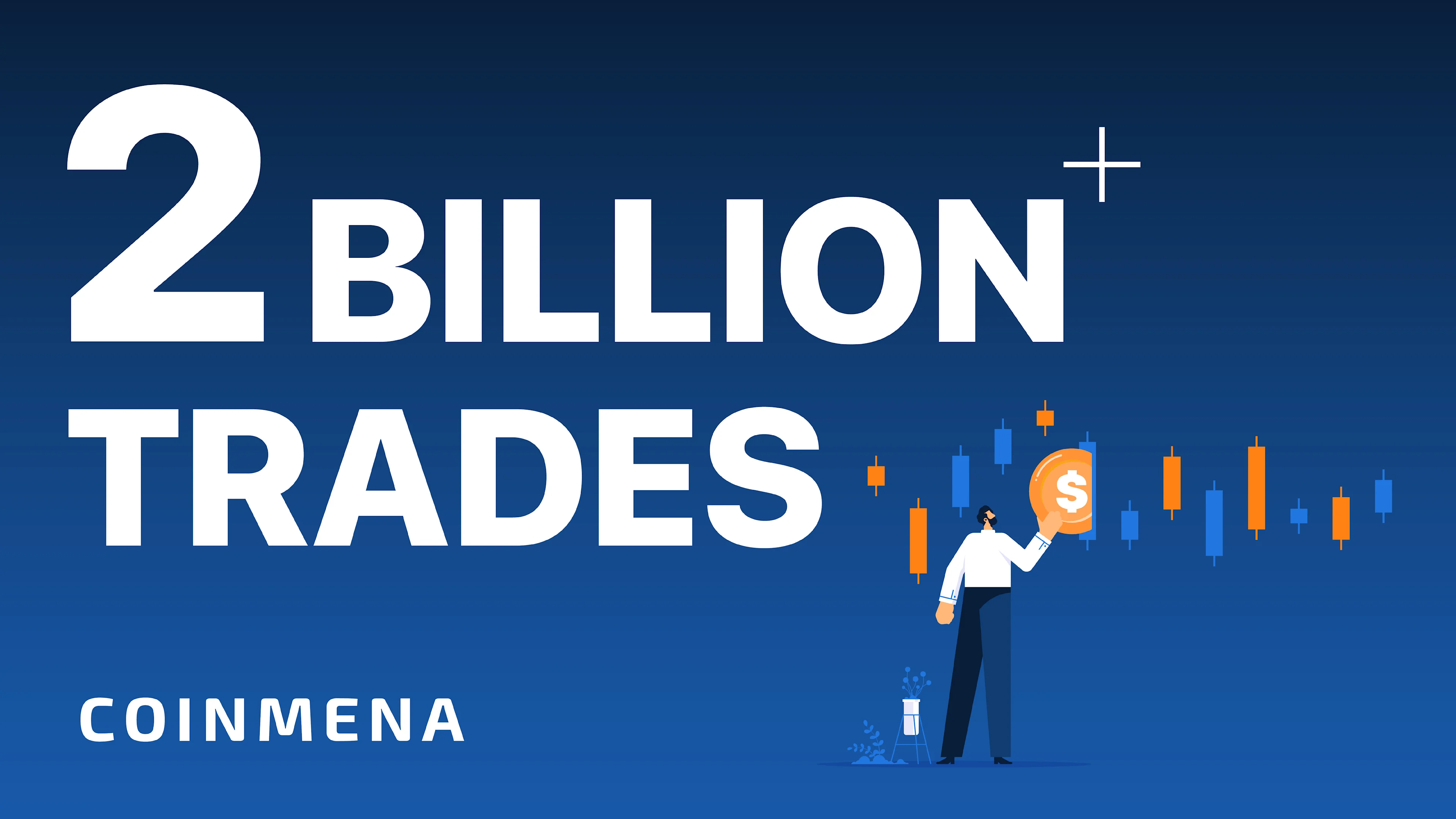 $2 Billion in Crypto <> Fiat Trading Volume and Counting!