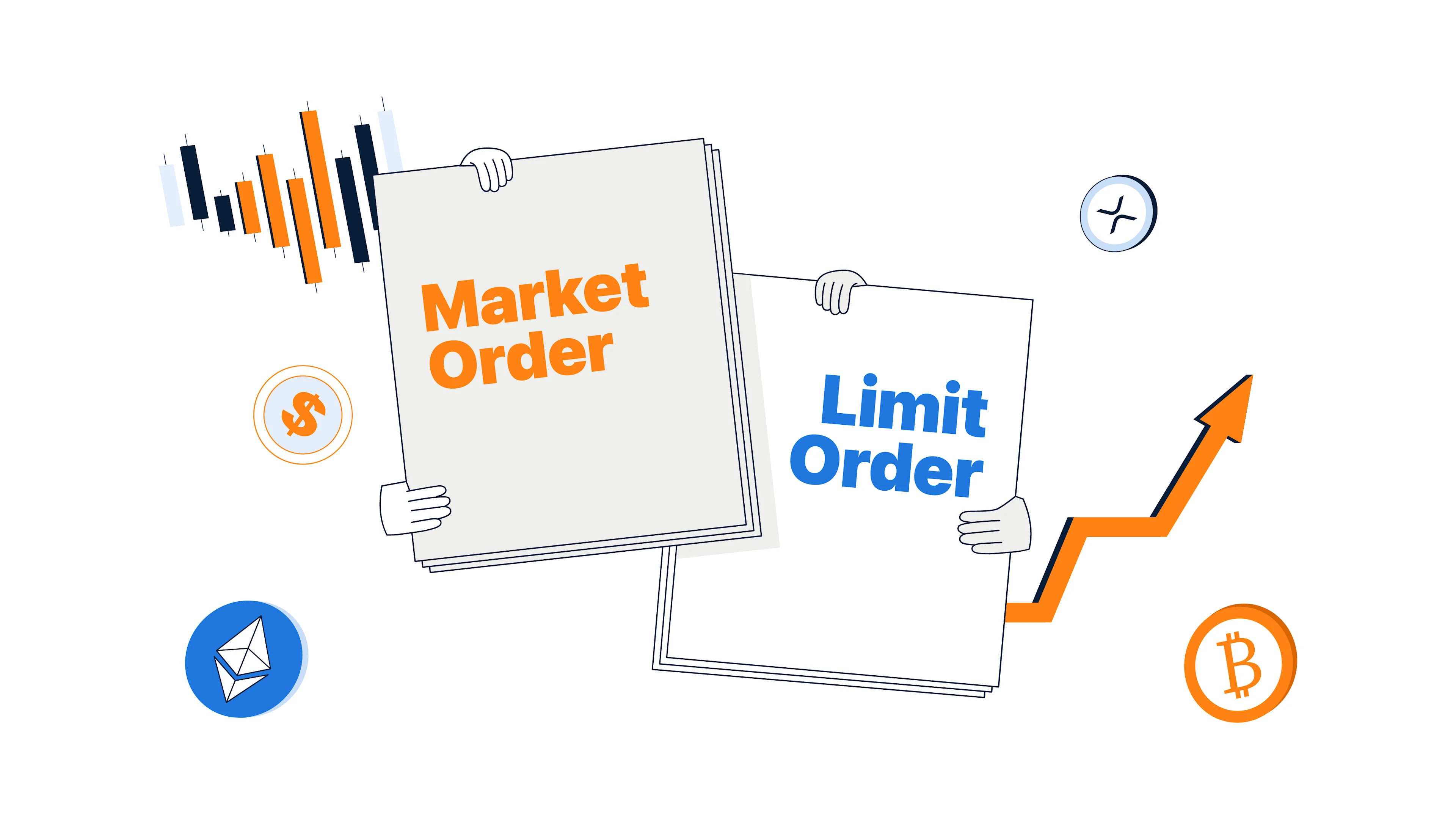 فهم أنواع الأوامر التداول في سوق العملات الرقمية (الجزء الأول)