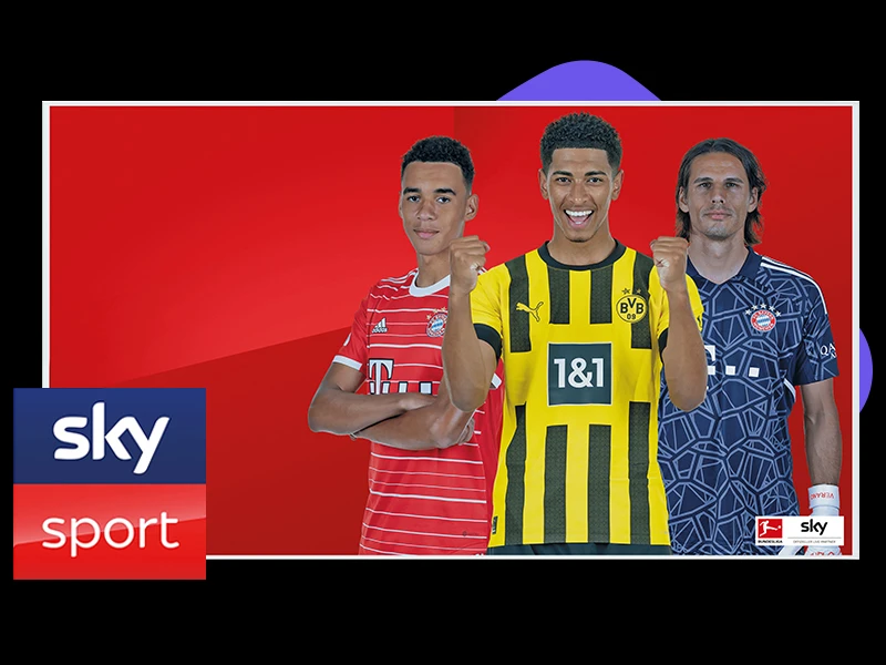 Sky Sport Bundesliga bei Zattoo auf dem Bildschirm