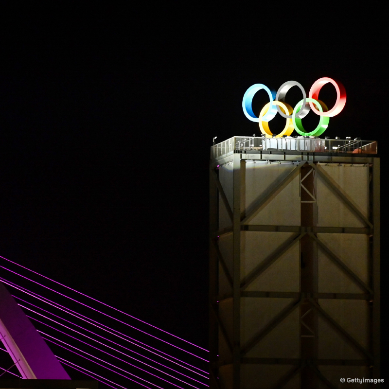 Olympische Winterspiele Ringe