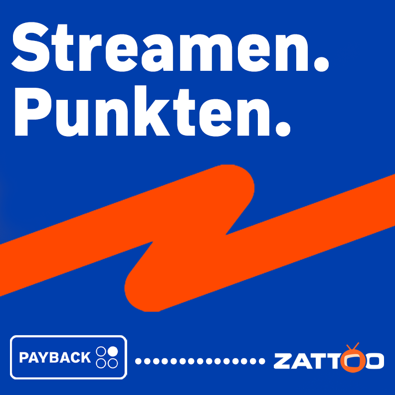Zattoo und PAYBACK: Zatto streamen und PAYBACK Punkte sammeln. 