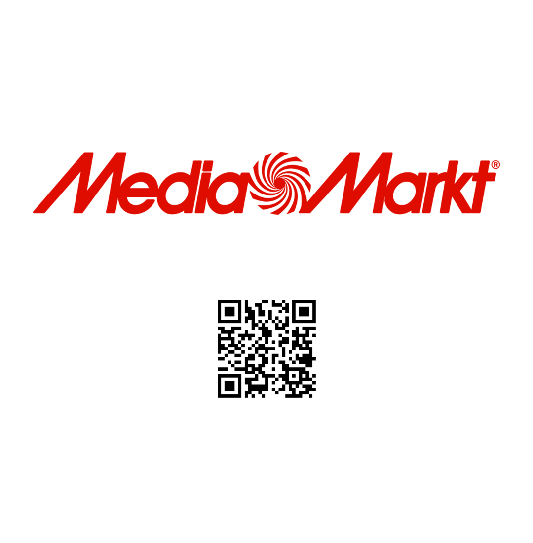 MediaMarkt Logo mit QR Code 