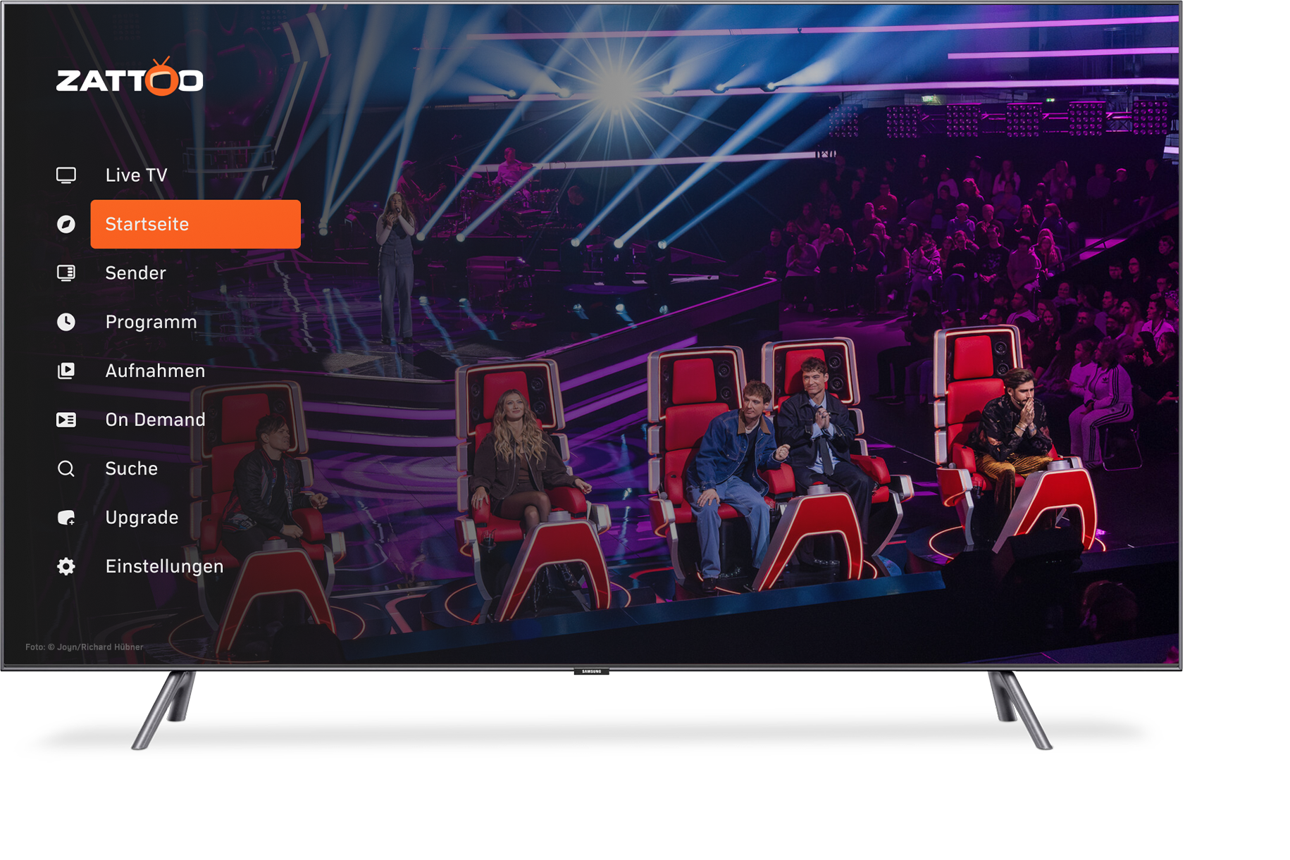 SAT.1 auf dem Smart-TV mit der Zattoo App