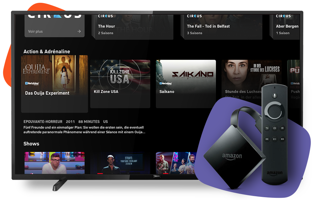 Zattoo App TV en streaming : 300+ chaînes en direct