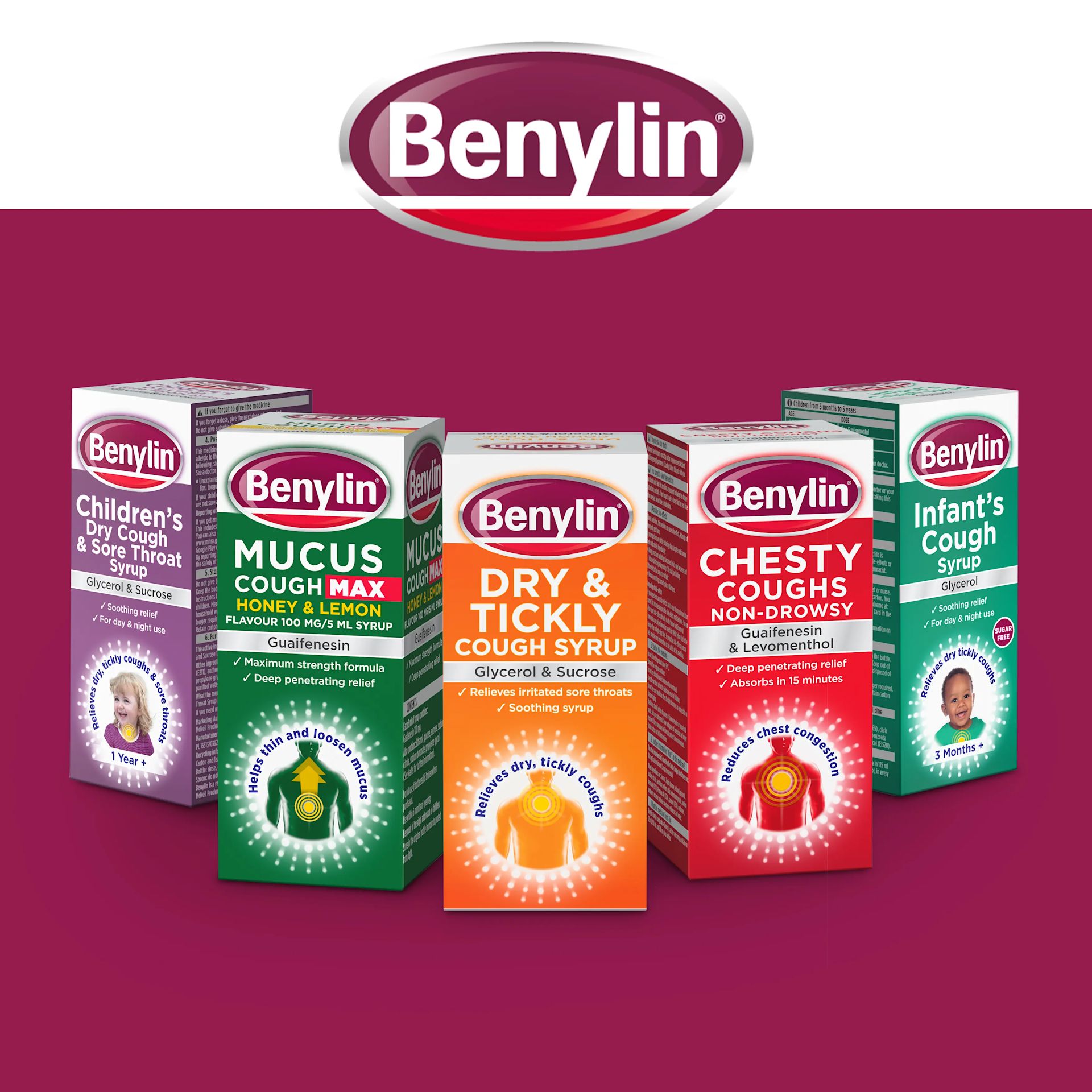 Image showing Benylin packshots