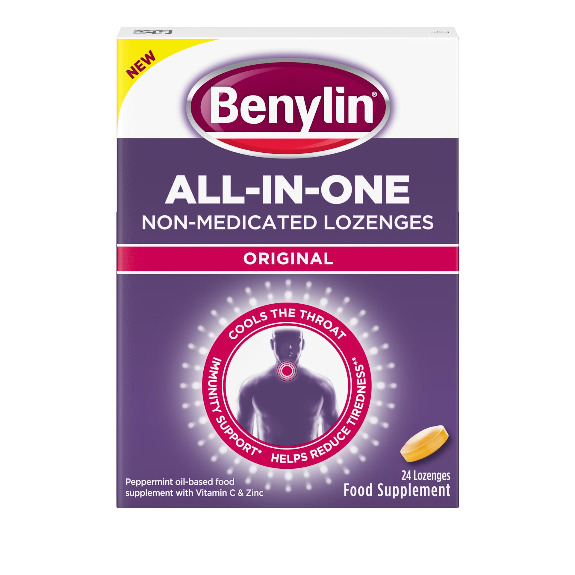ALL-IN-ONE Non- Medicated Lozenges Original 1