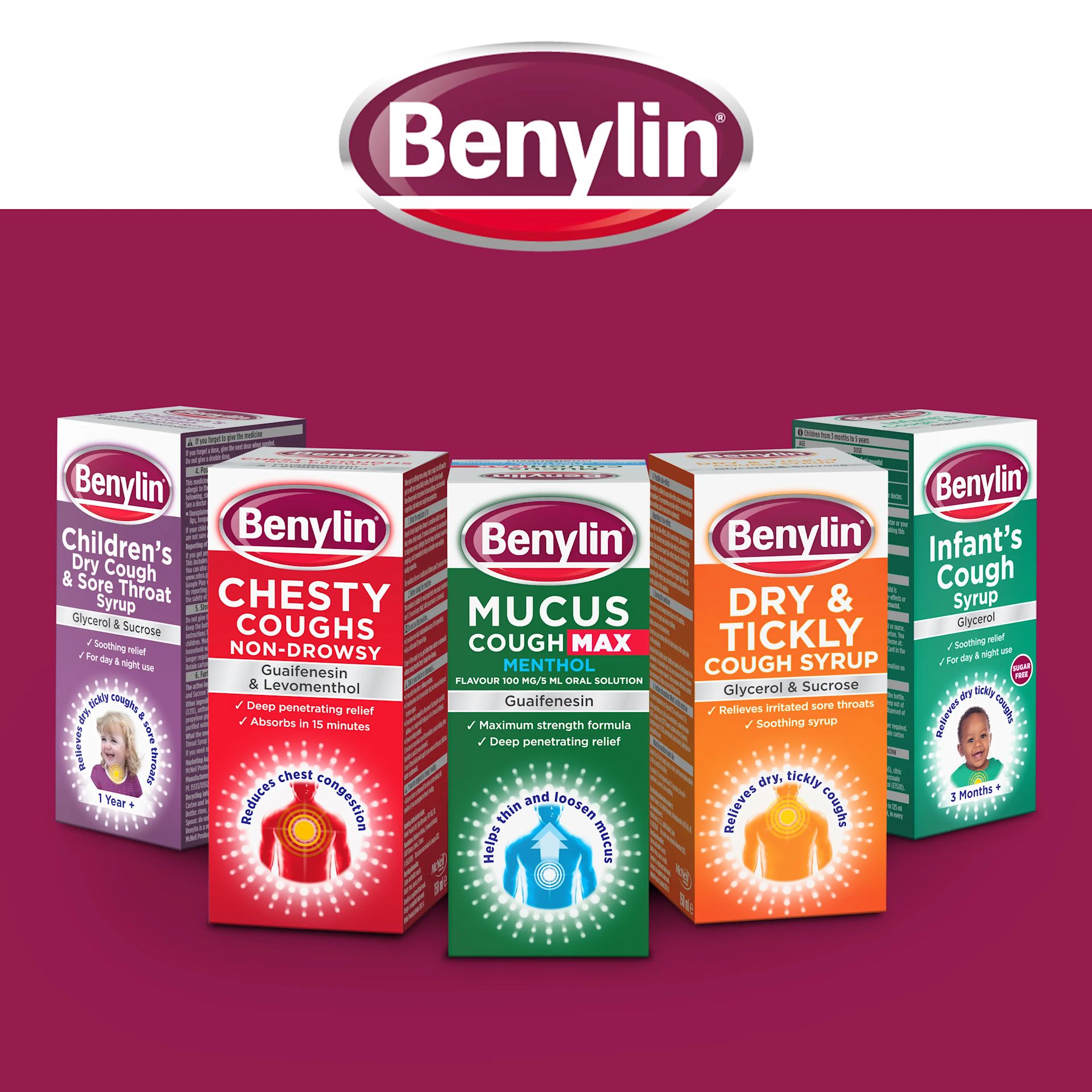 Image showing Benylin packshots