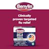 Image showing packshots of Benylin Day & Night Tablets with the title: Clinically proven targeted flu relief