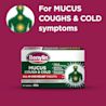 Image showing packshot of Benylin Mucus Cough & Cold All in One Relief Tablets with the title: For MUCUS COUGHS & COLD