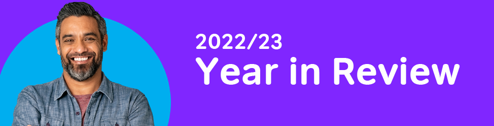 2022/23 Year in Review banner