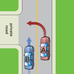 Overtake-versus-left-turn-not-in-an-intersection