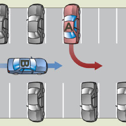 Reverse-from-a-parking-spot