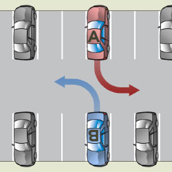 I Was Hit Backing Out of a Parking Space. Who Is at Fault?