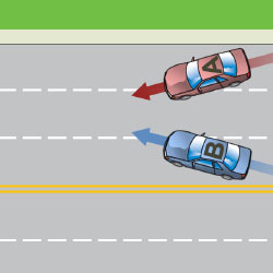 Crash when both vehicles are changing lanes