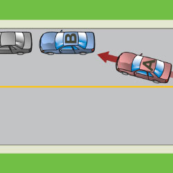 Stationary-vehicle-crash