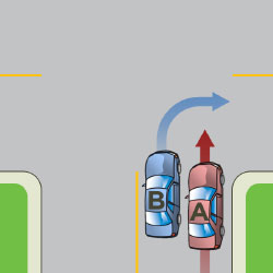 Right-turn-versus-pass-on-right-in-wide-lane