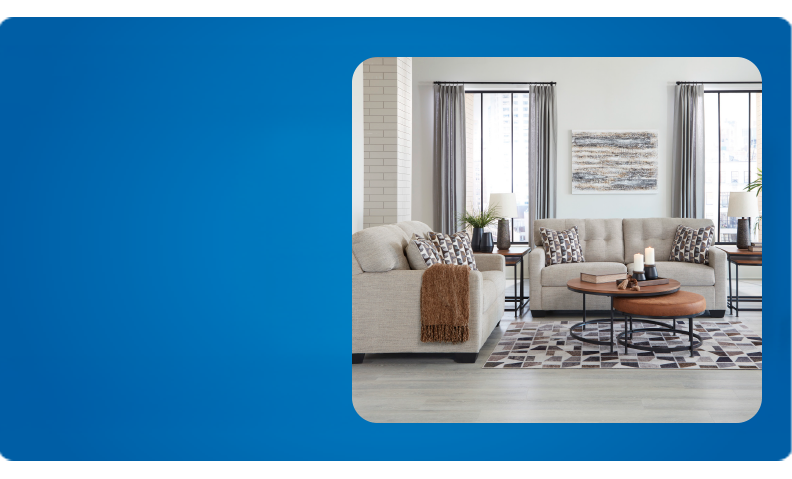 Sofa/Love or Sectionals as low as $25/wk