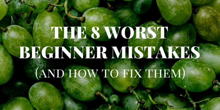 The 8 worst beginner mistakes (and how to fix them)