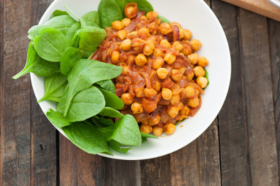 Chickpea coconut curry