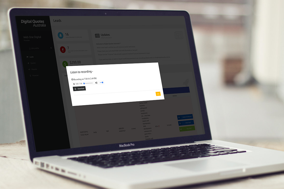 02 - LISTEN TO QUALIFYING RECORDING