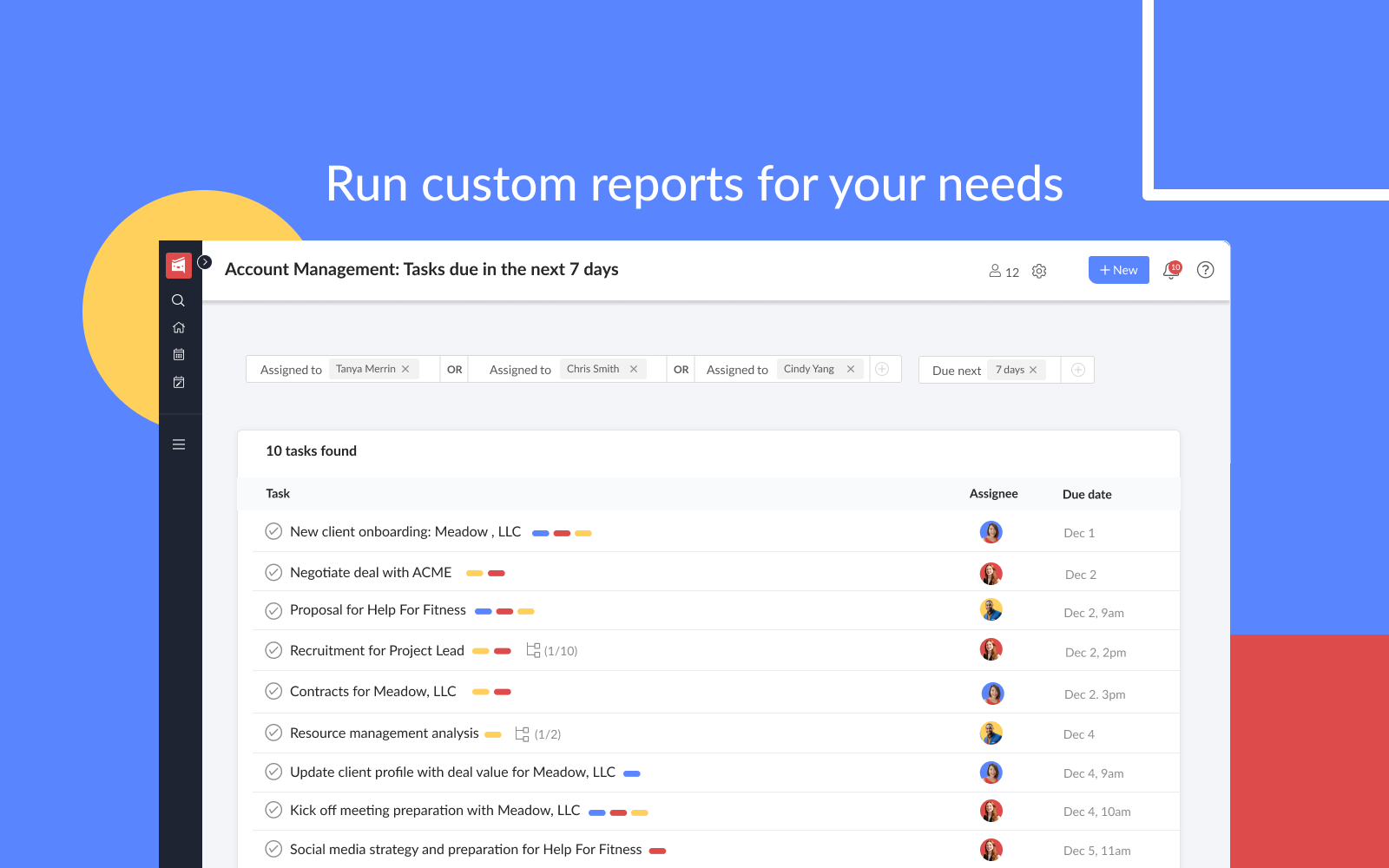 run-custom-reports
