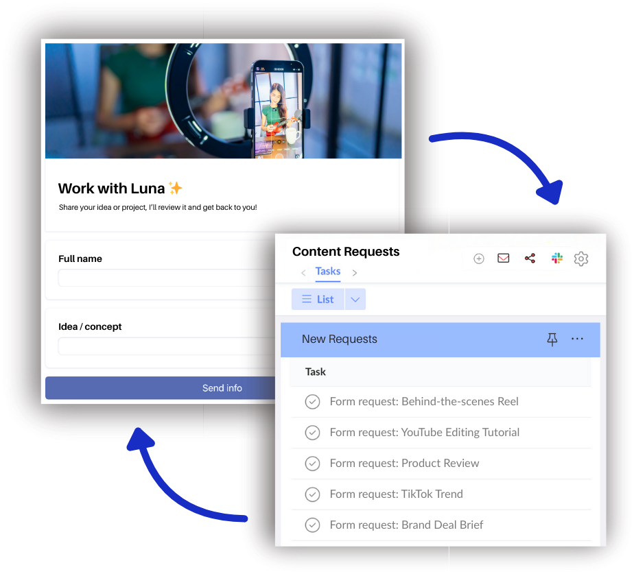 Idea capture with Forms