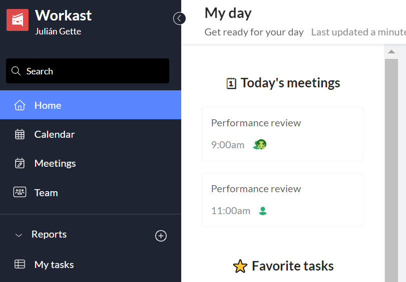 How To Create And Use Workast Meetings | Help Center | Workast