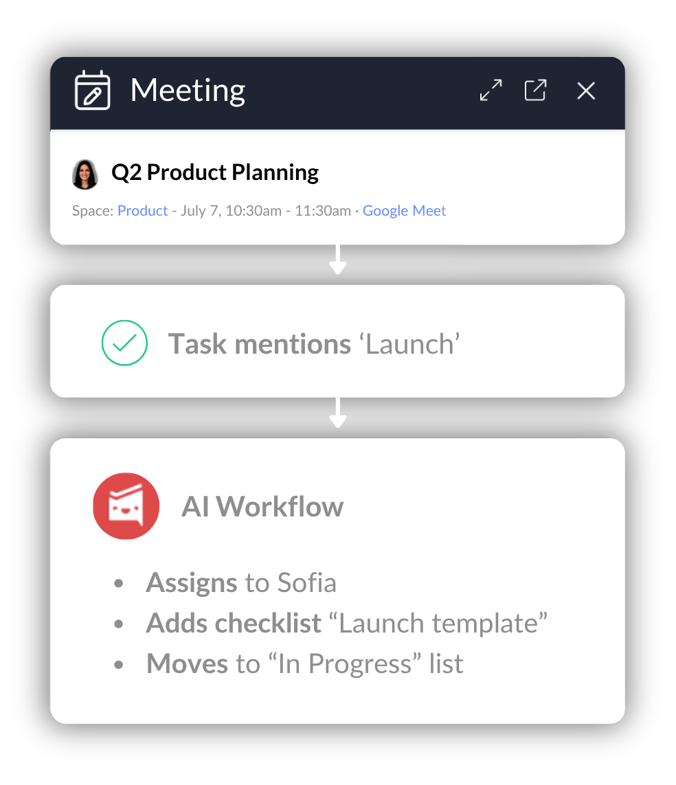 Keep your work moving with AI Workflows
