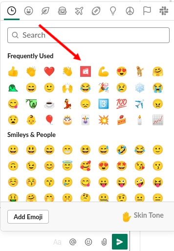 workast emoji and custom emojis in slack