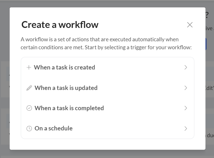 types of workflows