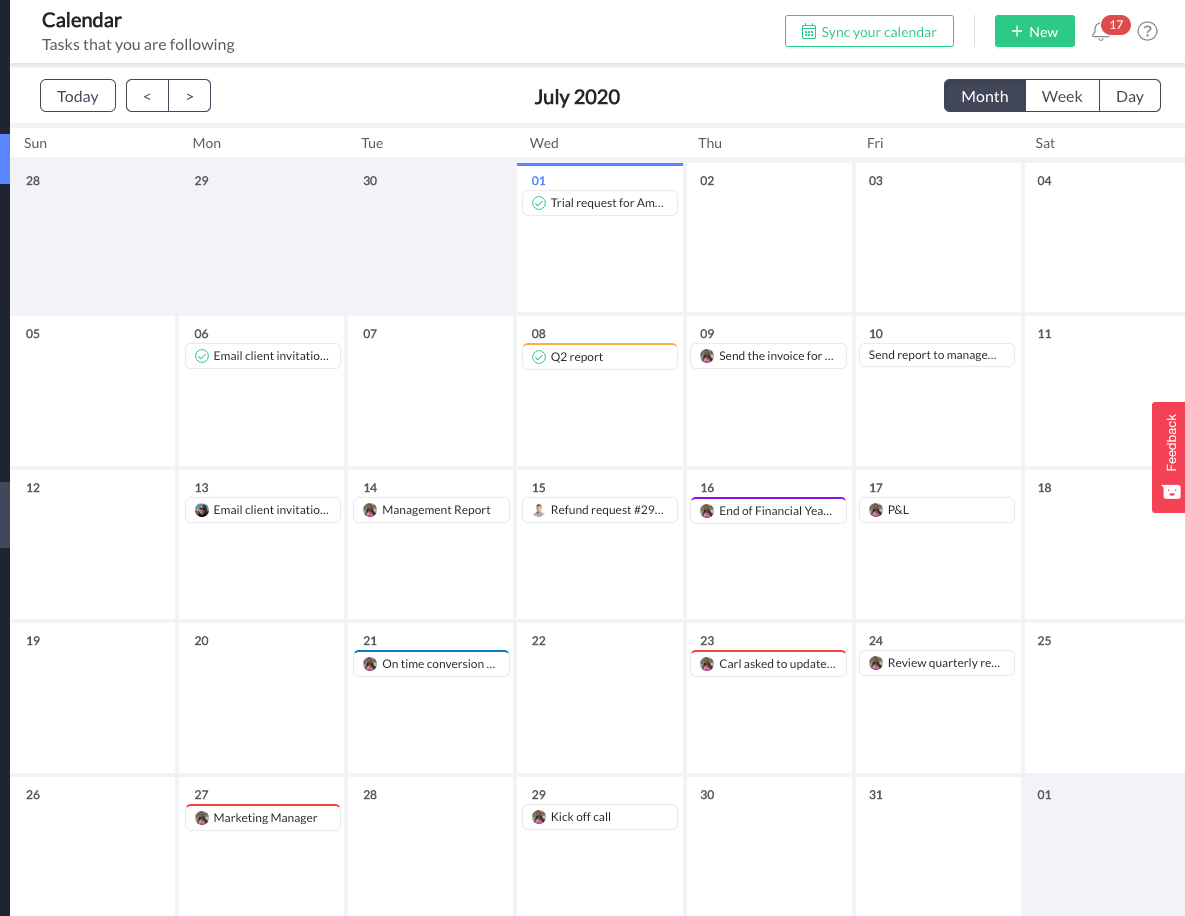 managing a team with your calendar