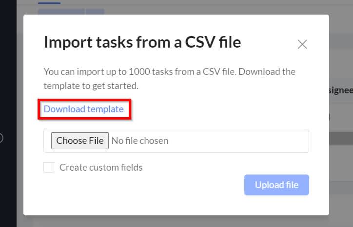How to import tasks from a CSV file 4